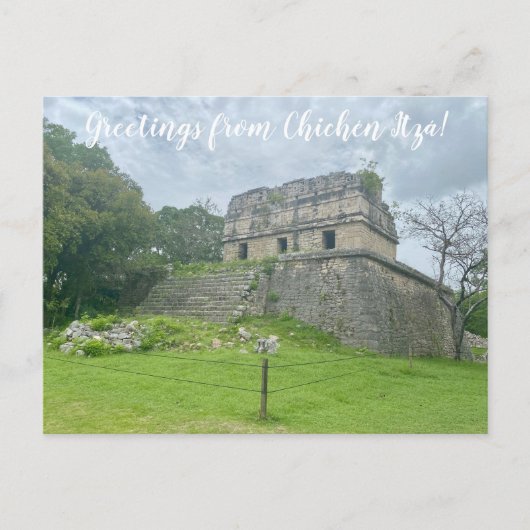 Carte Postale World2Celebrate : Salutations de Chichén Itzá! (Devant)