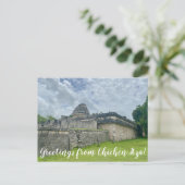 Carte Postale World2Celebrate : Salutations de Chichén Itzá! (Debout devant)