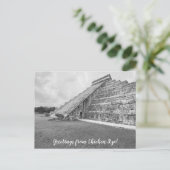Carte Postale World2Celebrate : Salutations de Chichén Itzá! (Debout devant)