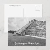 Carte Postale World2Celebrate : Salutations de Chichén Itzá! (Devant / Derrière)