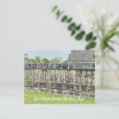 Carte Postale World2Celebrate : Salutations de Chichén Itzá! (Debout devant)