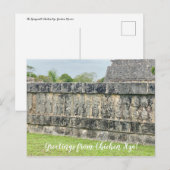 Carte Postale World2Celebrate : Salutations de Chichén Itzá! (Devant / Derrière)