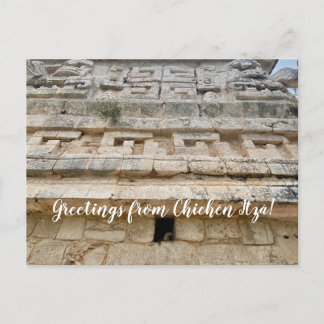 Carte Postale World2Celebrate : Salutations de Chichén Itzá! Po