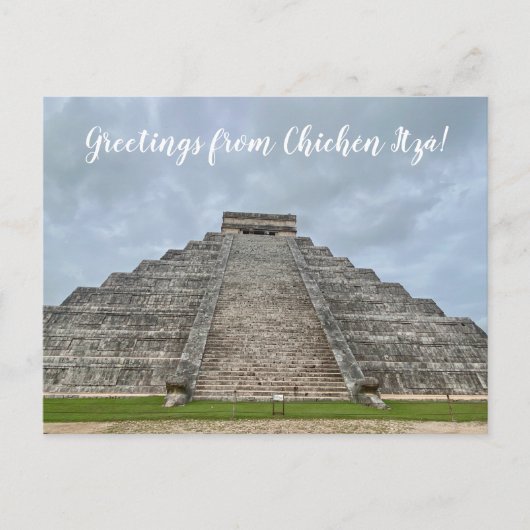 Carte Postale World2Celebrate : Salutations de Chichén Itzá! Pos (Devant)