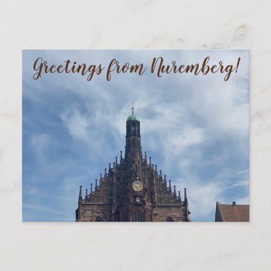 Carte Postale World2Celebrate : Salutations de Nuremberg! (Devant)
