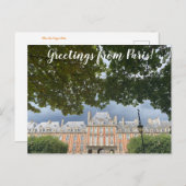 Carte Postale World2Celebrate : Salutations de Paris! (Devant / Derrière)