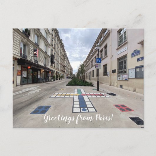 Carte Postale World2Celebrate : Salutations de Paris! (Devant)
