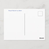 Carte Postale World2Celebrate : Salutations de Père Noël Cruz ! (Dos)