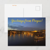 Carte Postale World2Celebrate : Salutations de Prague! (Devant / Derrière)