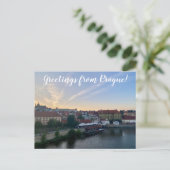 Carte Postale World2Celebrate : Salutations de Prague! (Debout devant)