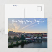 Carte Postale World2Celebrate : Salutations de Prague! (Devant / Derrière)