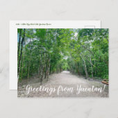 Carte Postale World2Celebrate : Salutations du Yucatán ! (Devant / Derrière)