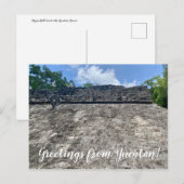 Carte Postale World2Celebrate : Salutations du Yucatán ! (Devant / Derrière)