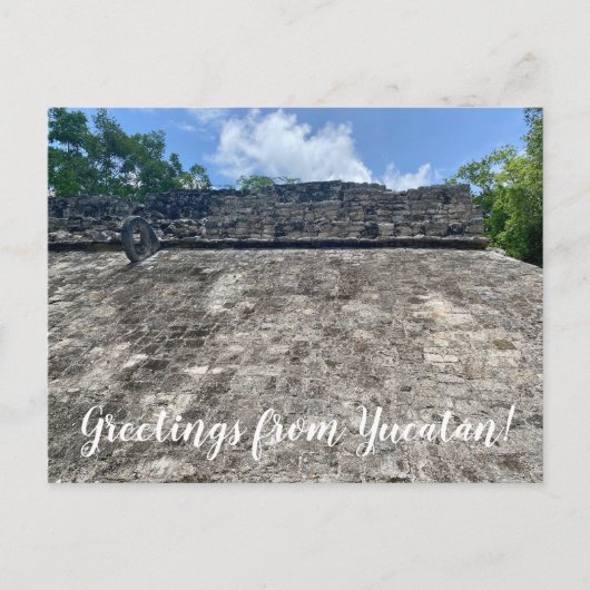 Carte Postale World2Celebrate : Salutations du Yucatán ! (Devant)