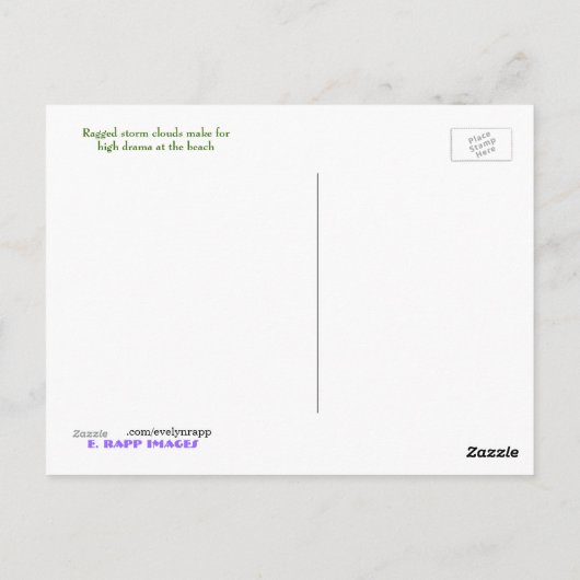 Carte Postale World Blue Yonder (Dos)