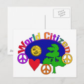 Carte Postale World Citizen (Devant / Derrière)