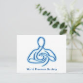 Carte Postale World Freeman Society (Debout devant)
