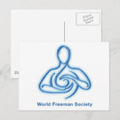 Carte Postale World Freeman Society (Devant / Derrière)