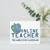 Carte Postale World Is My Classroom (Debout devant)