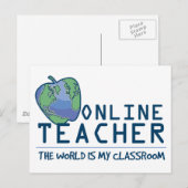 Carte Postale World Is My Classroom (Devant / Derrière)