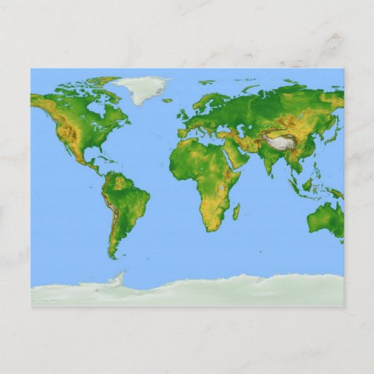 Carte postale World Map (Devant)