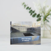 Carte Postale World Trade Center, mémorial du 11 septembre (Debout devant)