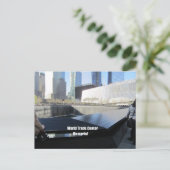 Carte Postale World Trade Center Memorial, New York (Debout devant)