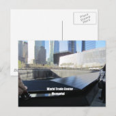 Carte Postale World Trade Center Memorial, New York (Devant / Derrière)