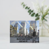 Carte Postale World Trade Center, NY (Debout devant)