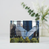 Carte Postale World Trade Centre Transport Hub, NY (Debout devant)