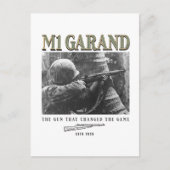 Carte Postale World War 2 Weapon M1 Garand Rifle (Devant)