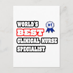 Carte Postale World's Best Clinical Nurse Specialist