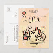 Carte Postale World's Best CNA - Certified Nurse Assistant Don (Devant / Derrière)