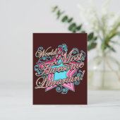 Carte Postale Worlds Best Librarian (Debout devant)