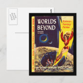 Carte Postale Worlds Beyond v01 n01 (1950-12.Hillman)_Pulp Art (Devant / Derrière)