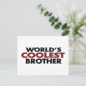 Carte Postale Worlds Coolest Brother (Debout devant)