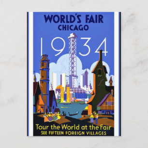 Carte Postale World's Trade Fair, Chicago 1934