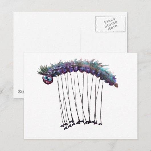 Carte Postale Worm de l'armée (Devant / Derrière)