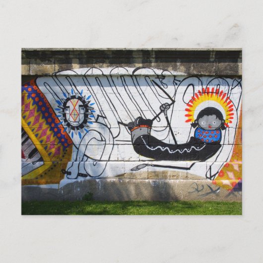 Carte Postale Worm Girl (Devant)