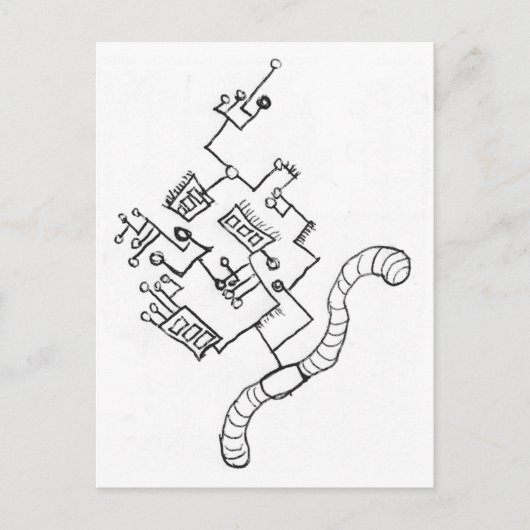 Carte Postale Wormwired (Devant)