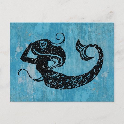 Carte Postale Worn Mermaid (Devant)