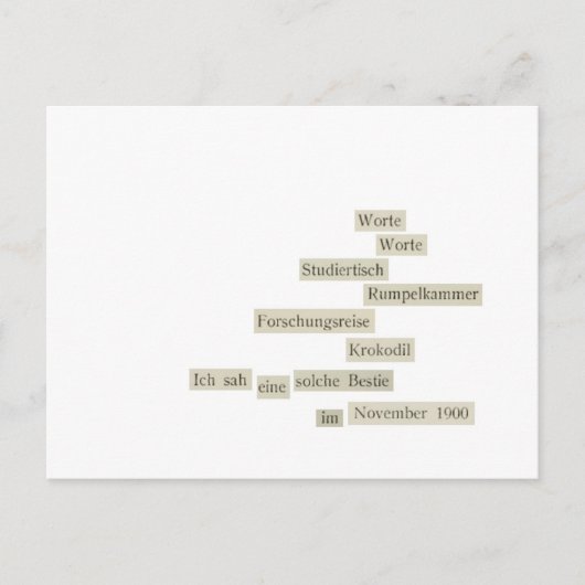 Carte Postale worte (Devant)