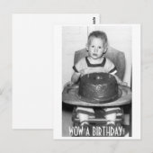 CARTE POSTALE WOW A ANNIVERSAIRE ! (Devant / Derrière)