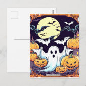 Carte Postale Wow Halloween Thrill (Devant / Derrière)