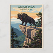 Carte Postale WPA Arkansas Whitaker Point (Devant)