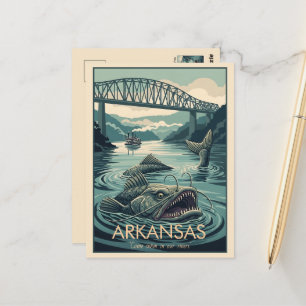 Carte Postale WPA Arkansas White River