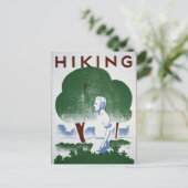 Carte Postale WPA de loisirs Randonnées vintages (Debout devant)