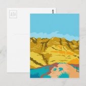 Carte Postale WPA de Red Rock Canyon (Devant / Derrière)