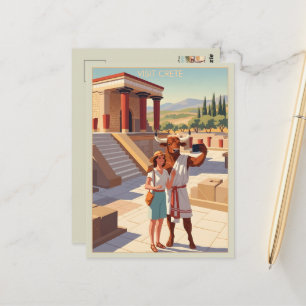 Carte Postale WPA sur le thème de la Crète