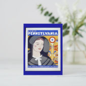 Carte postale WPA-Visit Pennsylvanie (Debout devant)